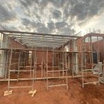 Fase de estruturação e alvenaria